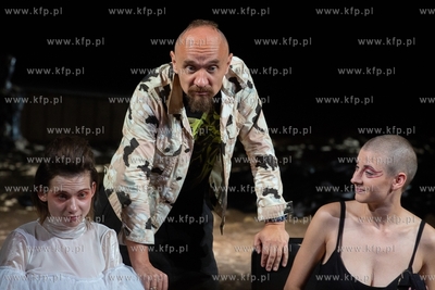 Gdańsk, Teatr Wybrzeże. Próba medialna spektaklu...