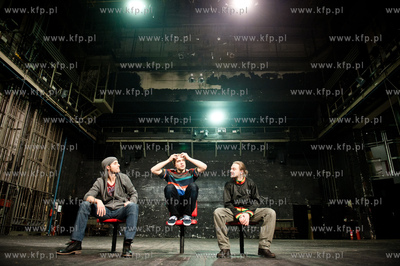 Gdansk. Teatr Wybrzeze. Proba do spektaklu pt Faza...