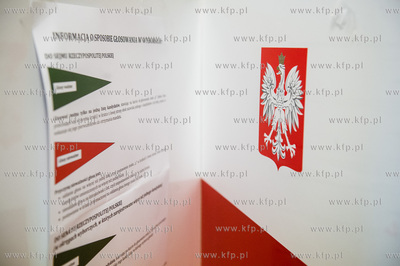 Gdansk. Kielpino Gorne. Obwodowa Komisja Wyborcza nr....