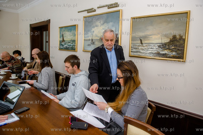 Gdańsk. Siedziba Pracodawców Pomorza. Spotkanie prasowe...