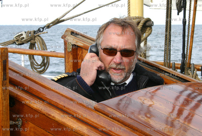 Wizyta zaglowca George Stage - najmniejszego pelnorejowca...