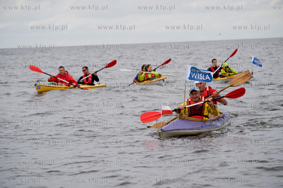 Gdansk. Ekspedycja Wisla podroznika Marka Kaminskiego...