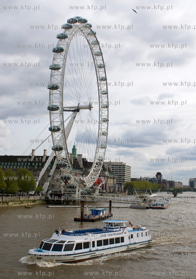 London Eye, nazywane rowniez Millenium Wheel, koło...