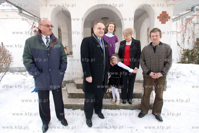 Wicepremier Waldemar Pawlak odwiedzil Bytów. Nz. wizyta...