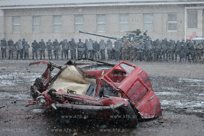 Plan zdjeciowy filmu o masakrze robotnikow na Wybrzezu...