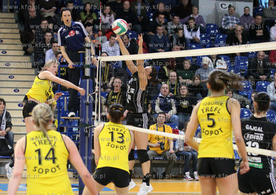 Sopot Hala 100 lecia. Mecz siatkarek Trefla Sopot z...