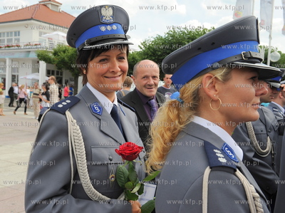 Sopot - molo. Uroczyste obchody Swieta Policji, podczas...