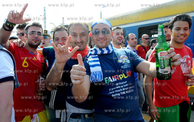 Okolice gdanskiego stadionu przed meczem EURO 2012...