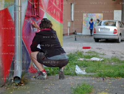 Pierwsze urodziny Galerii Warzywniak mieszczacej sie...