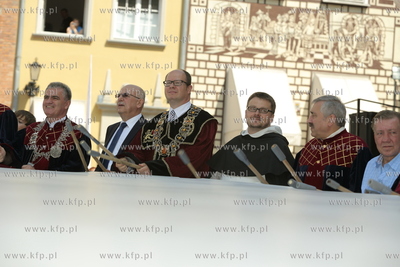 Otwarcie 753 Jarmarku św. Dominika w Gdansku. Nz....