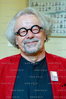 Siedziba Rady Miasta Gdańska. Briefing prasowy kandydata...