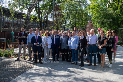 Spacer z radnymi z okazji otwarcia nowego woonerfu...