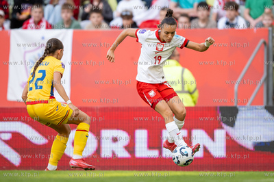 Liga Narodów Kobiet: Polska - Rumunia n/z Natalia...