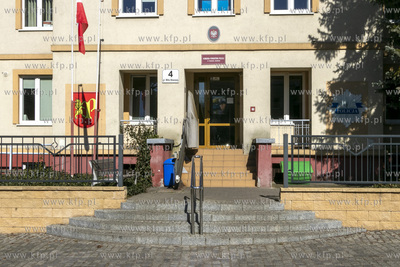 Budynek Komendy Powiatowej Policji przy ulicy Wita...