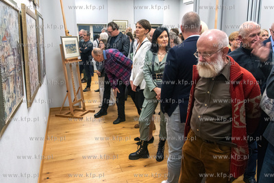 Wernisaż wystawy malarstwa Erwina Elstera w Domu Wiedemanna...