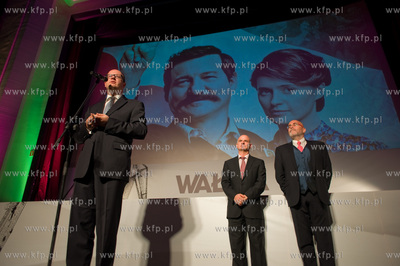 Pierwszy oficjalny polski pokaz filmu Andrzeja Wajdy...