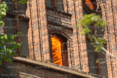 Pozar kosciola sw Katarzyny w Gdansku.
22.05.2006
Fot....