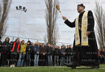 Gdansk, Suchanino. Otwarcie zespolu boisk w Gimnazjum...