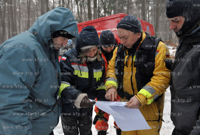 Poszukiwanie zaginionej kobiety Marii Pettke w Leznie...