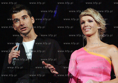 Festiwal Piosenki w Sopocie. Prowadzacy festiwal Tomasz...