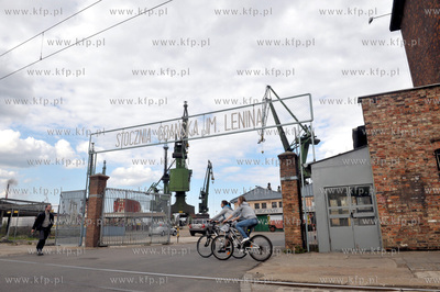 Jana z Kolna w Gdansku. Na bramie nr 3 prowadzacej...