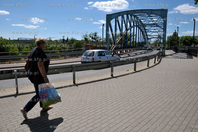 Gdansk Zaspa. Wiadukt kolejowy na ul. Hynka. 15.06.2015...