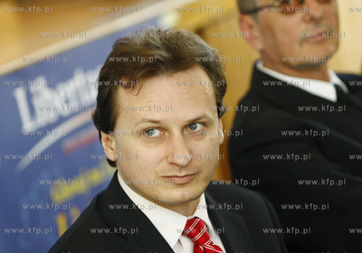 Gdynia.Konwencja wyborcza Libertas Pomorze. Nz. Tomasz...