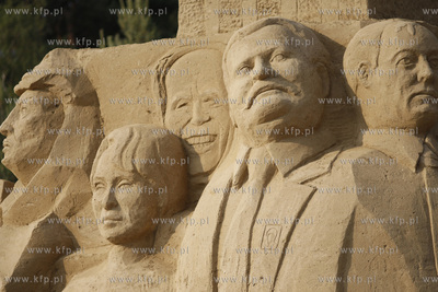 Gdansk Jelitkowo. Gdanski Festiwal Rzezby z Piasku....