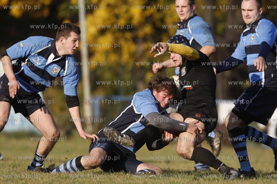 Sopot. Ekstraliga rugby. Ogniwo Sopot - Arka Gdynia.
30.10.2010
fot....