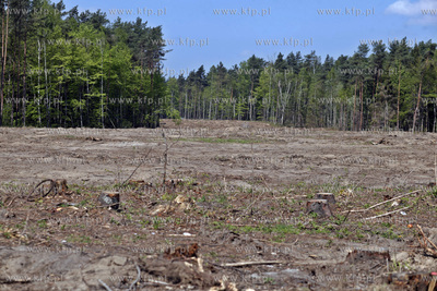 Trasa przyszlej Pomorskiej Kolei Metropolitalnej. Nz....