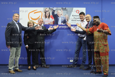 Briefing prasowy zorganizowany pod hasłem Razem głosujemy...