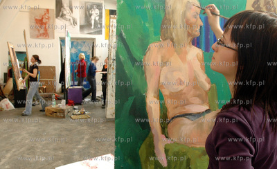 Wydzial malarstwa przy Akademii Sztuk Pieknych w Gdansku....