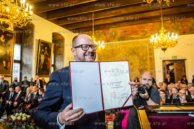 Wielka Sala Wety Ratusza Głównego Miasta. Sesja inauguracyjna...