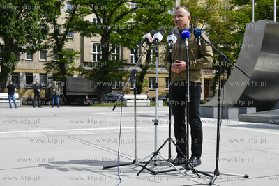 Gdynia. Centrum Operacji Morskich. Konferencja Prezydent...