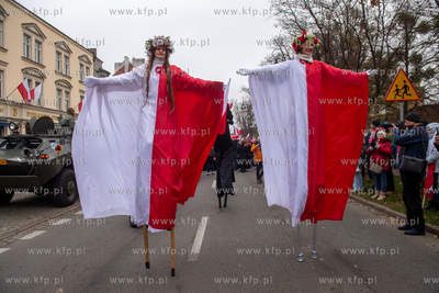 Gdańsk. Parada z okazji Narodowego Święta Niepodległości....