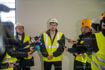 Westerplatte. Budowa biura obsługi ruchu turystycznego...