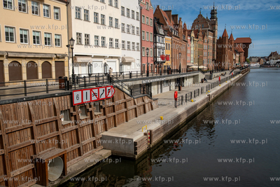 Zakończenie przebudowy Długiego Pobrzeża w Gdańsku....
