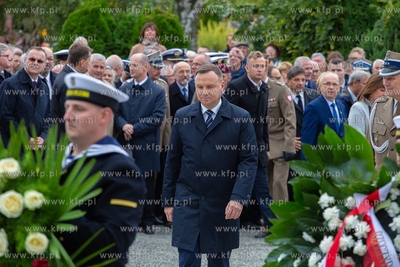 Gdynia, Cmentarz Marynarki Wojennej.  Uroczysty pogrzeb...