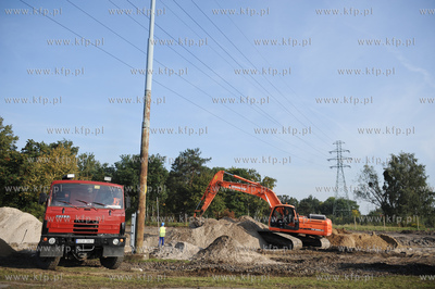 Gdansk. Remont torowiska oraz nawierzchni na ulicy...