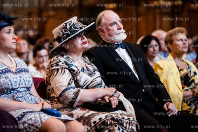 Gdansk. Dwor Artusa. Uroczystosc wreczenia Nagrod Prezydenta...