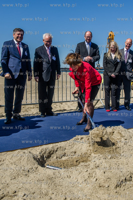 Gdansk. Terminal kontenerowy DCT. Uroczystosc inauguracji...