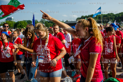 Gdańsk. Plac Zebrań Ludowych. Światowe Dni Młodzieży...