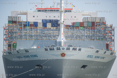 Do DCT Gdańsk zawinął największy kontenerowiec...