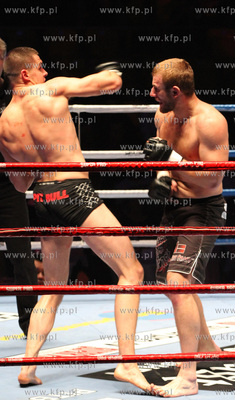 Gdynia, Gala Best of the East. Nz. walka miedzy Marcinem...