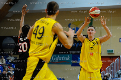 Sopot. Hala 100-lecia. Polska Liga Koszykowki. Mecz...