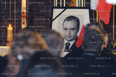 Kosciol Sw. Brygidy w Gdansku. O godzinie 19. odprawiona...