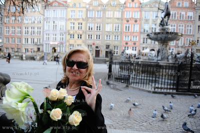 Gdansk. Dwor Artusa. Wreczenie Medali sw. Wojciecha...