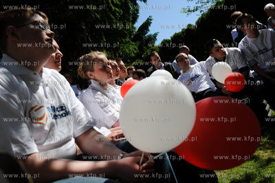 Gdansk. Dom Prezydenta Lecha Walesy. Akcja Mlodych...