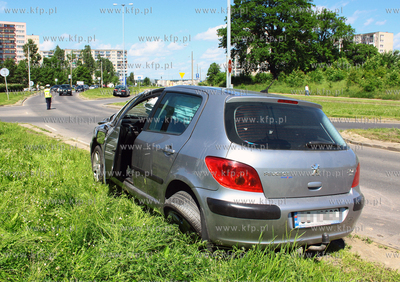 Gdansk - Morena. Wypadek na skrzyzowaniu ulic Rakoczego...