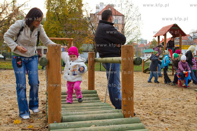 Gdansk, Siedlce. Otwarcie nowego malego placu zabaw...